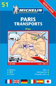 Michelin Paris Transports: Plan (Michelin Maps)
