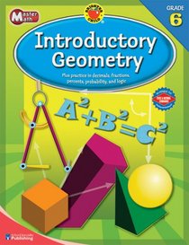 Master Math Introductory Geometry, Grade 6 (Brighter Child Workbooks)