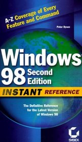 Windows 98: Instant Reference (Sybex Instant Reference Series)