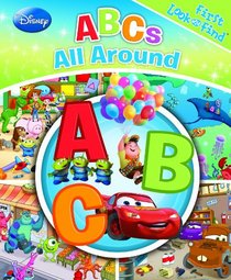 First Look and Find: Disney Pixar ABCs all around