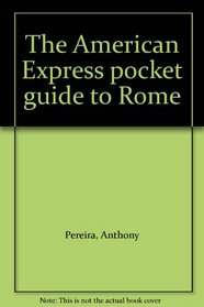 The American Express pocket guide to Rome