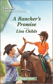 A Rancher's Promise (Bachelor Cowboys, Bk 1) (Harlequin Heartwarming, No 405) (Larger Print)