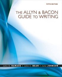 Allyn & Bacon Guide to Writing Value Package (includes Study  for Grammar and Documentation)