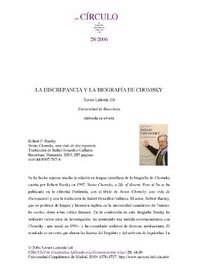 Noam Chomsky - Una Vida de Discrepancia (Spanish Edition)
