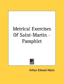Metrical Exercises Of Saint-Martin - Pamphlet