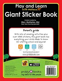 Play and Learn with Wallace: Giant Sticker Book