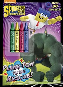 SpongeBob Movie Tie-In Chunky Crayon with Stickers (SpongeBob SquarePants) (Color Plus Crayons and Sticker)