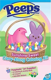 Sunshine Sweet Carry-Along Coloring Kit (Peeps)
