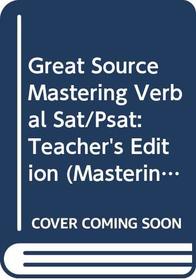 Mastering the Verbal SAT/PSAT