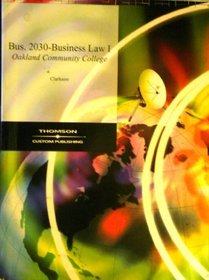 Bus 2030 Business Law I ( One , 1 )