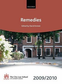 Remedies 2009-2010: 2009 Edition (Bar Manuals)