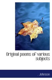 Original poems of various subjects