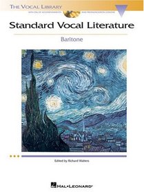 Standard Vocal Literature - An Introduction to Repertoire: Baritone