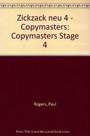 Zickzack Neu: Copymasters Stage 4 (English and German Edition)