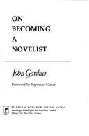 On Becoming a Novelist
