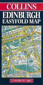 Collins Edinburgh Easyfold Map: 4.2 Inches to 1 Mile