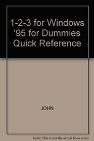 1-2-3 97 for Windows for Dummies Quick Reference