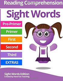 Sight Words Reading Comprehension Workbook