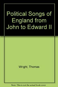 Political Songs of England from John to Edward II