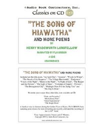 Song of Hiawatha and Other Poems (Classic Books on CD Collection) [UNABRIDGED]