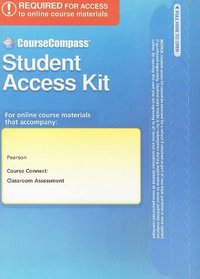 CourseCompass Access Code Card for Course Connect: Classroom Assessment