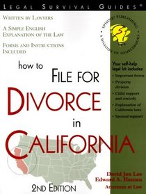 How to File for Divorce in California: With Forms (How to File for Divorce in California)