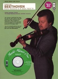 Music Minus One Violin: Beethoven Violin Concerto in D Major, op. 61 (Book & 2 CDs)
