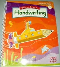Handwriting Teacher Edition Grade 5