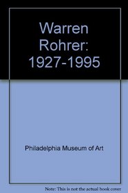 Warren Rohrer: Paintings 1972-93