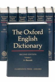 The Oxford English Dictionary, Second Edition (20 Volume Set)