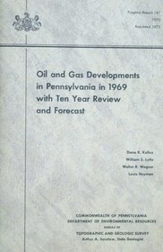 Oil + gas developments in PA in 1969 , ten year review