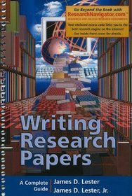 Writing Research Papers, Research Navigator Edition (spiral bound)
