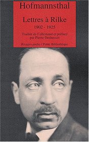 Lettres A Rilke 1902-1925