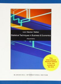 Statistical Techniques in Business and Economics With Connec