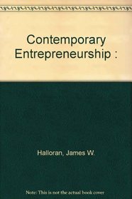Contemporary Entrepreneurship :