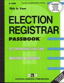 Election Registrar (Career Examination Series : C-1266)
