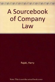 A Sourcebook of Company Law