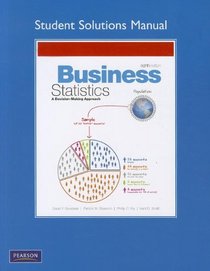 Student Solutions Manual for Business Statistics