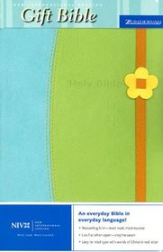 NIV Gift Bible Easter with Flower Italian Duo-Tone(tm) GM