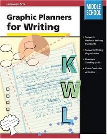Graphic Planners for Writing, Grades 6 to 8