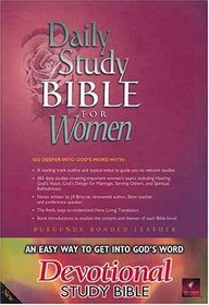 Daily Study Bible for Women, burgundy bonded (Daily Study Bible for Women)