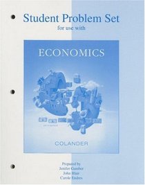 Student Problem Set t/a Economics