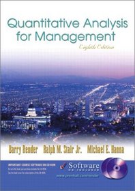 Quantitative Analysis for Management and Student CD-ROM, Eighth Edition