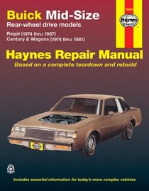 Haynes Repair Manuals: Buick Mid-Size Models Owners Workshop Manual: 1974-1987