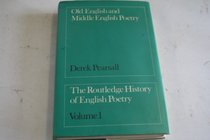 The Routledge History of English Poetry Volume 1: Old English and Middle English Poetry