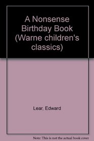 A Nonsense Birthday Book (Warne children's classics)