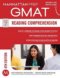Reading Comprehension GMAT Strategy Guide, 6th Edition