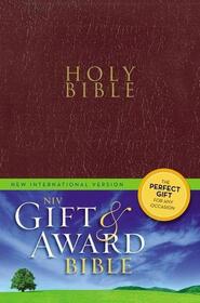 NIV, Gift and Award Bible, Imitation Leather, Burgundy
