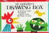 Ed Emberley's Drawing Box (4 Drawing Books/5 Markers/1 Sketch Book/75 Things to Draw)