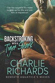 Backstroking with a Tiger Shark (Beneath Aquatica's Waves)